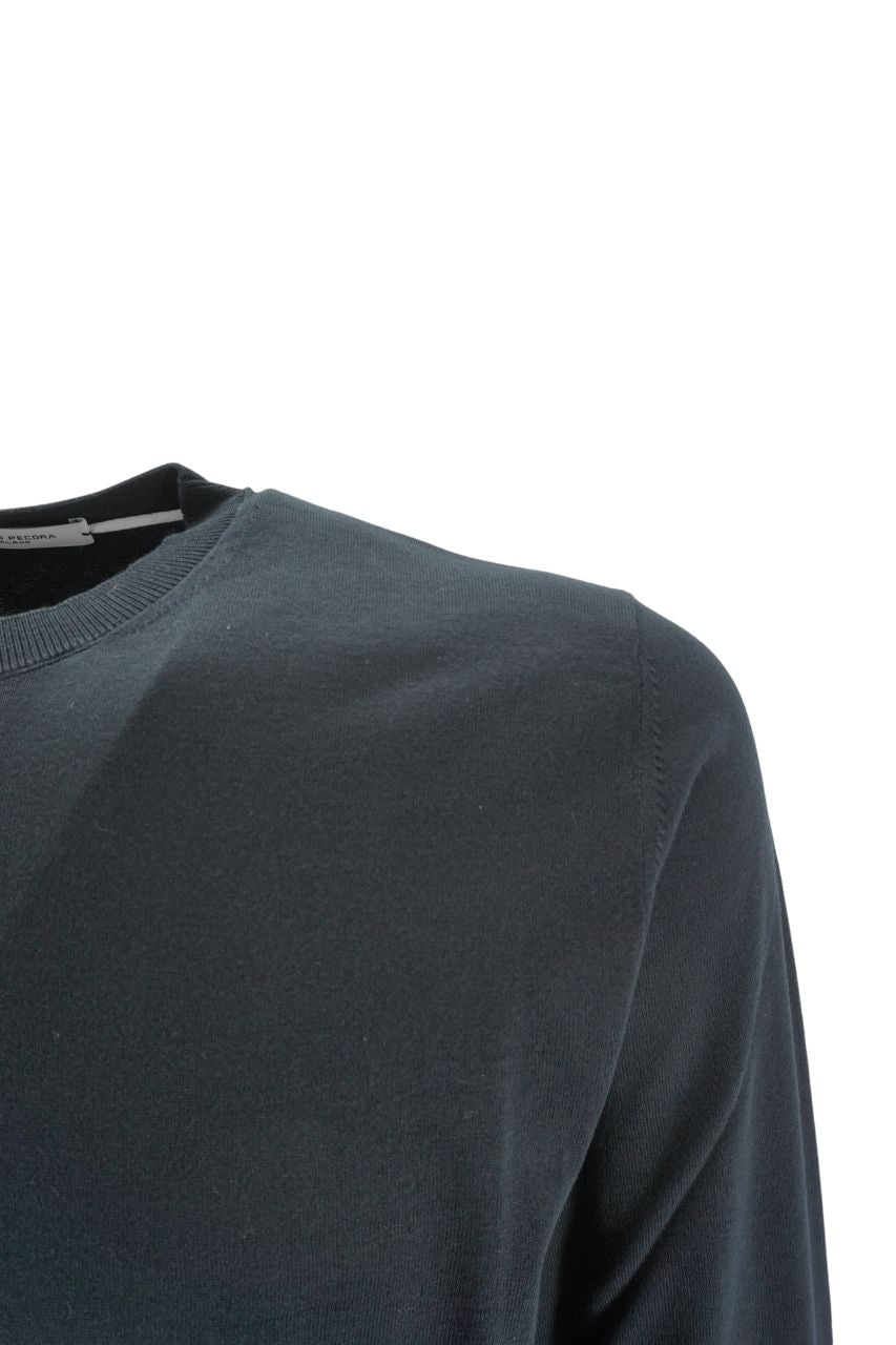 Maglia Paolo Pecora in Cotone / Nero - Ideal Moda