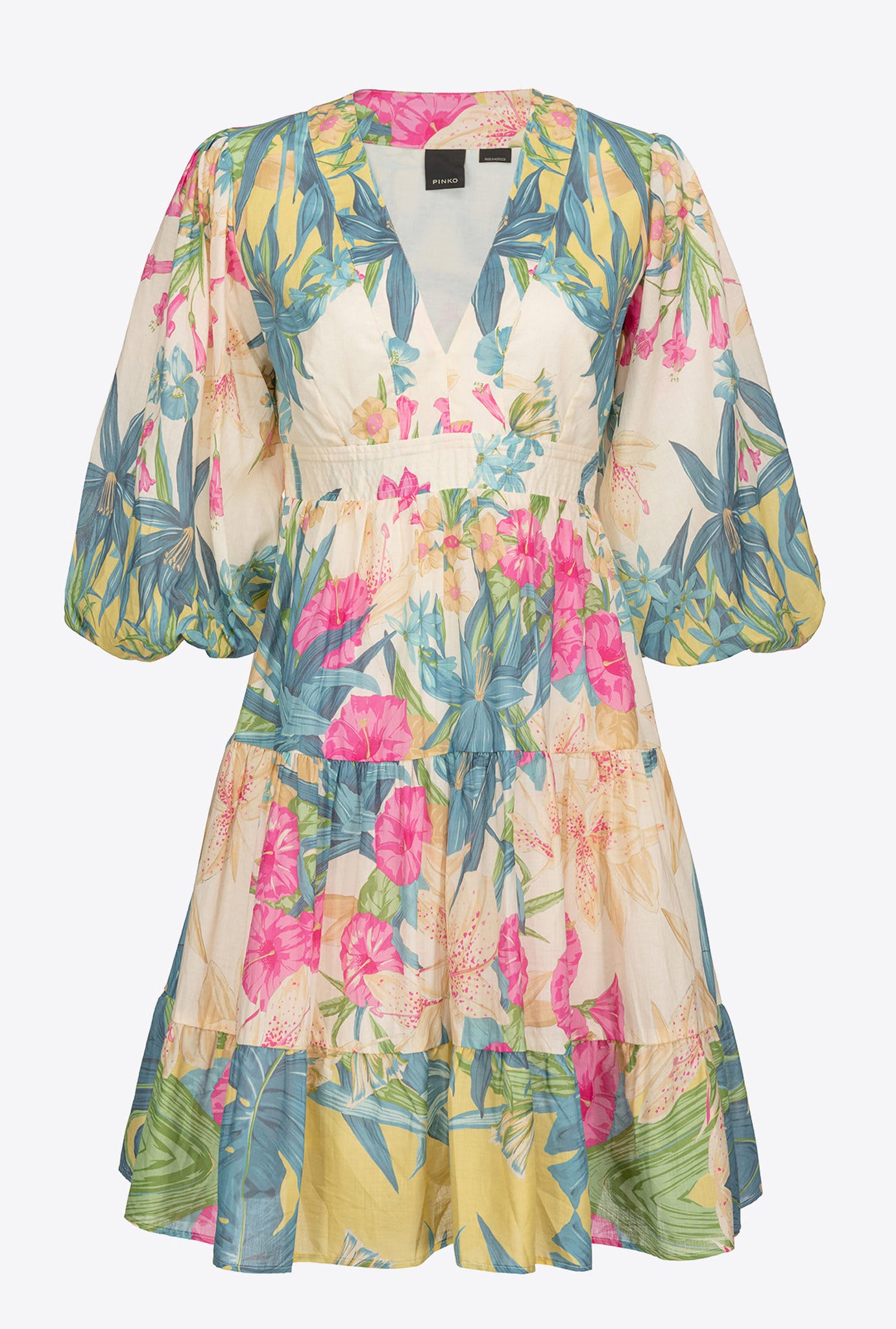 Abito Pinko con Stampa / Giallo - Ideal Moda