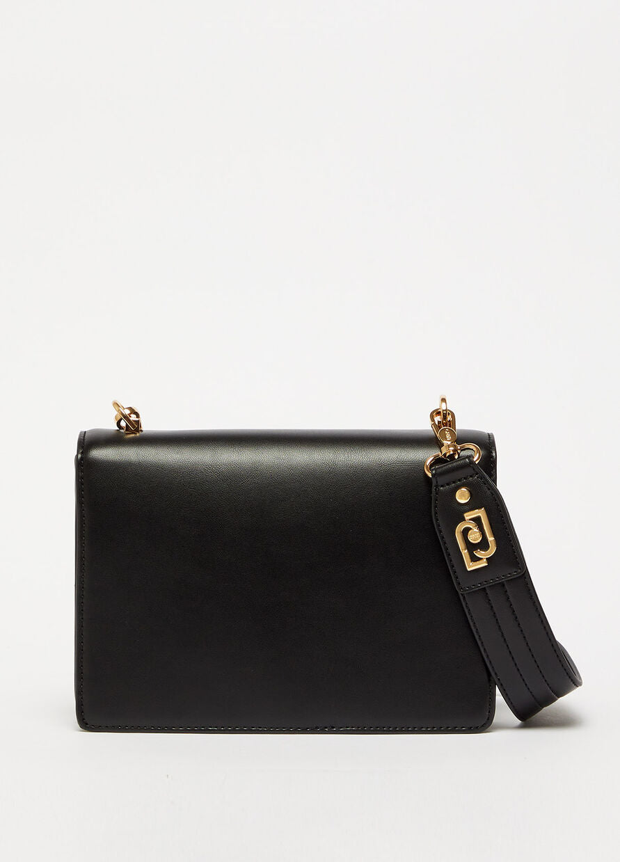 Borsa a Spalla con Logo Liu Jo / Nero - Ideal Moda