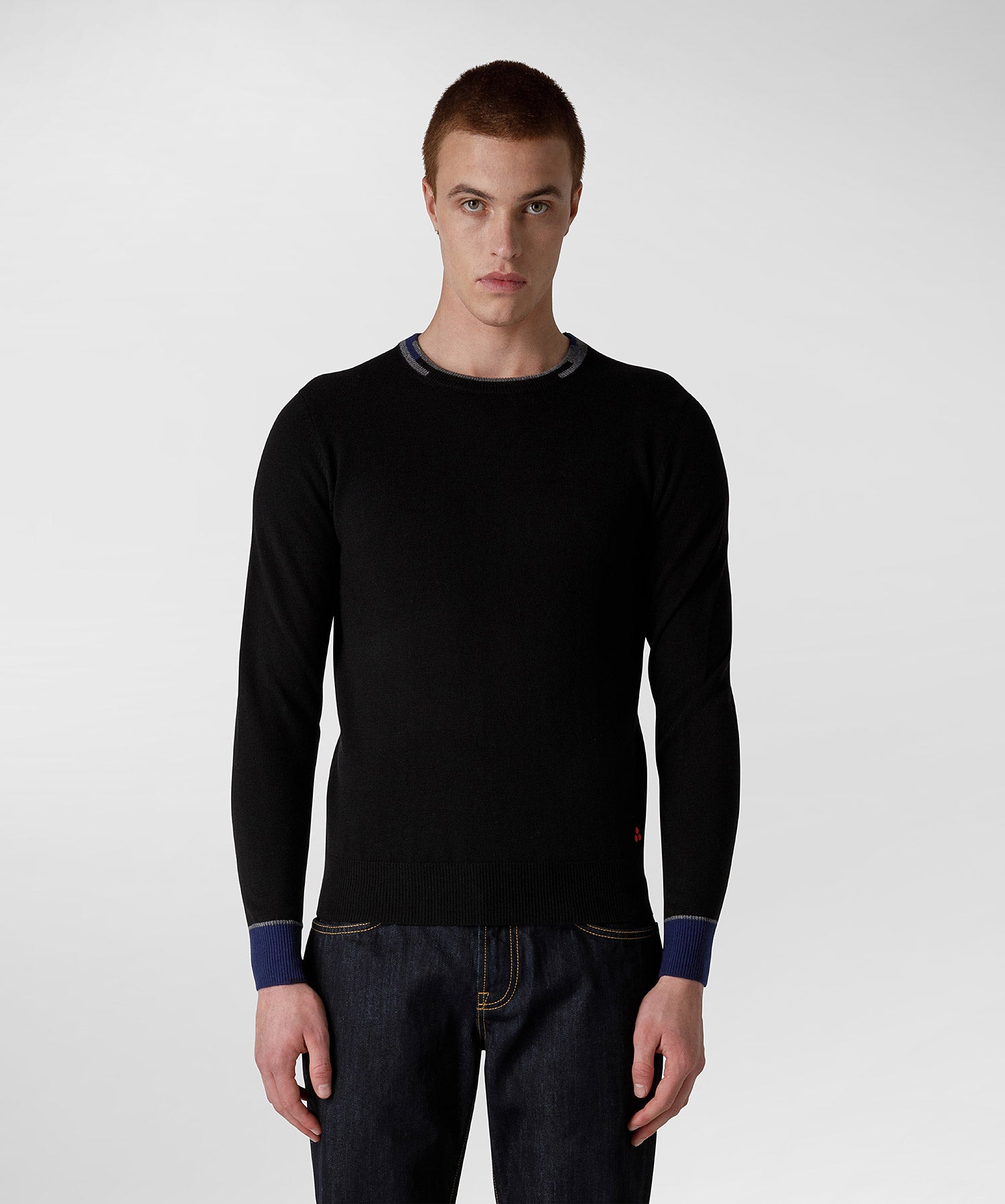 Maglia Girocollo Peuterey / Nero - Ideal Moda