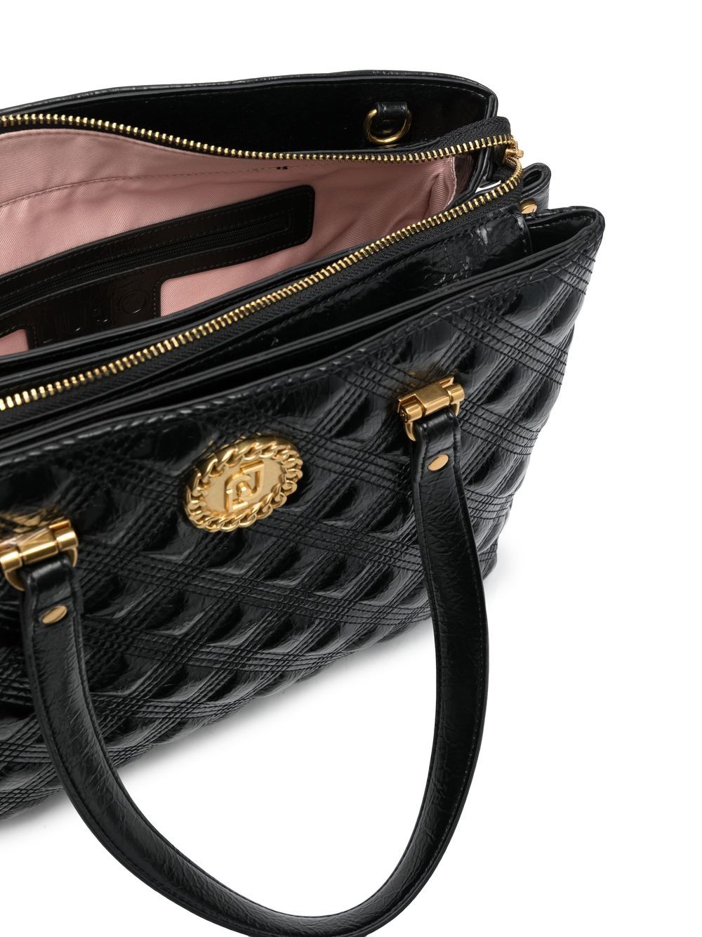 Borsa a Spalla con Logo Liu Jo / Nero - Ideal Moda