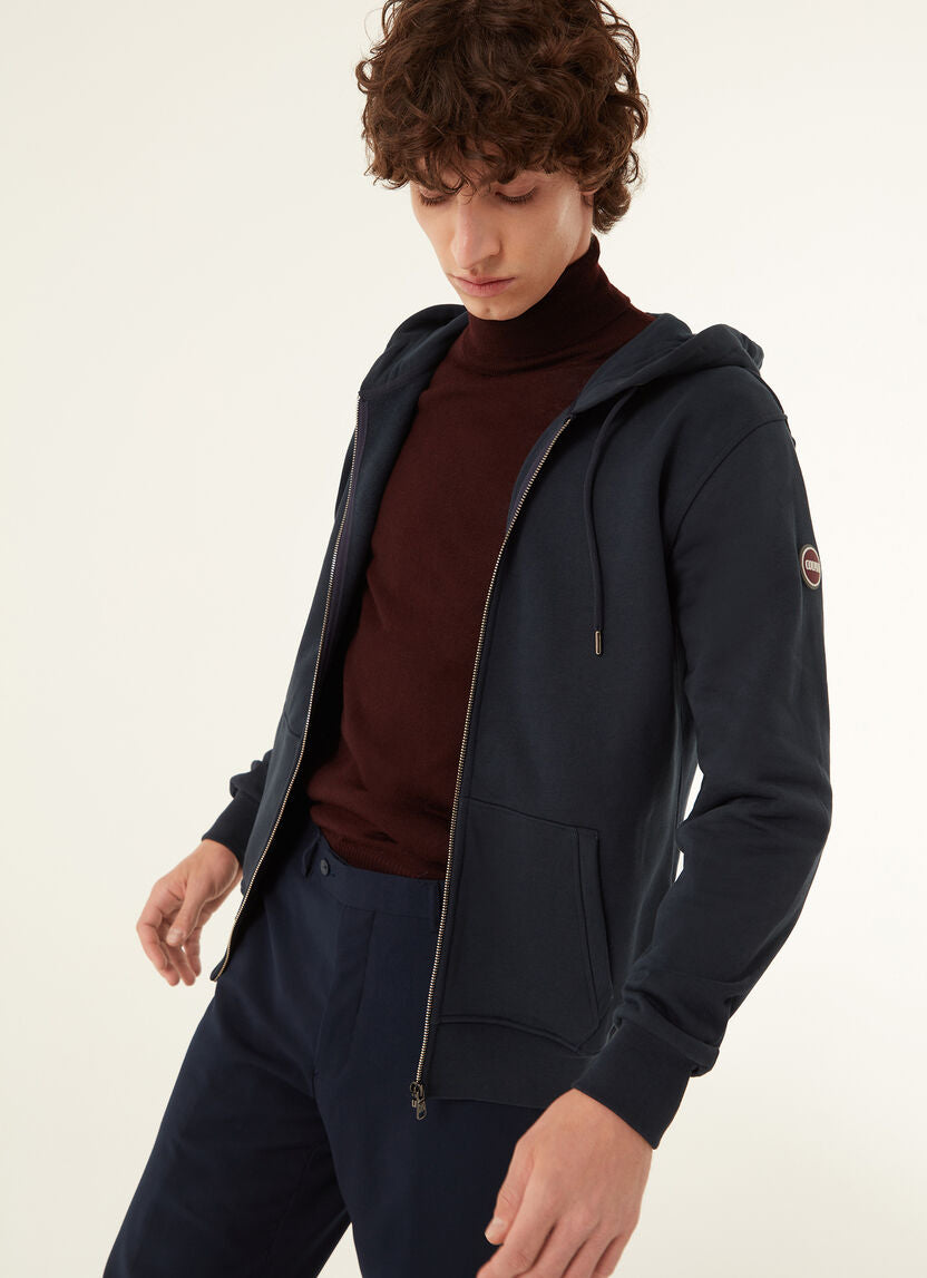 Felpa Colmar con Cappuccio / Blu - Ideal Moda