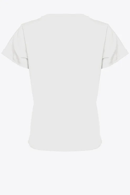 T-Shirt con Logo Pinko / Bianco - Ideal Moda