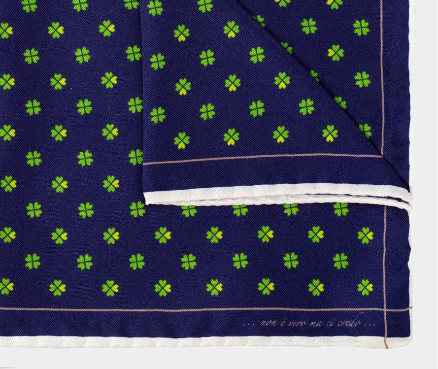 Pochette Fefè in Seta / Blu - Ideal Moda