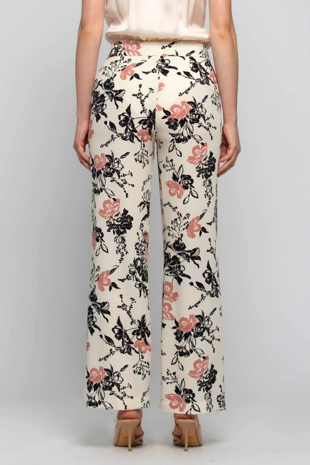 Pantalone con Fantasia Kocca / Bianco - Ideal Moda