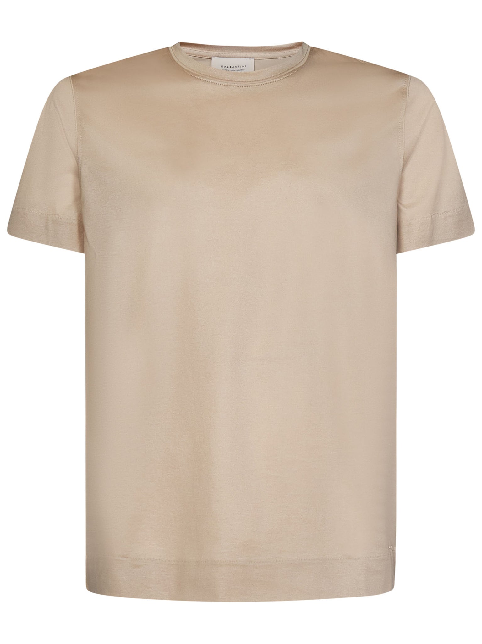 T-Shirt in Jersey di Cotone Gazzarrini / Beige - Ideal Moda