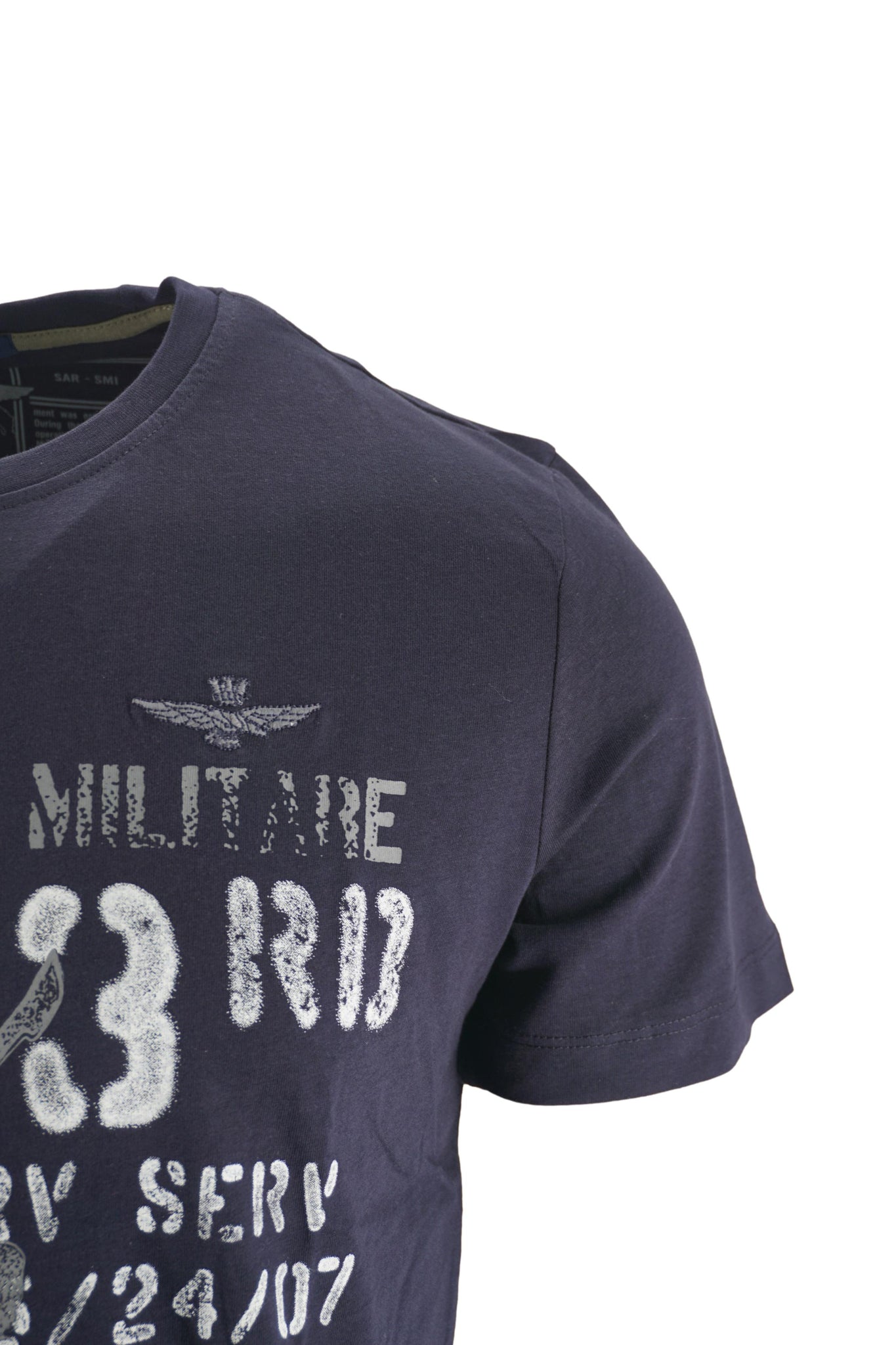 T-Shirt con Stampa Aeronautica Militare / Blu - Ideal Moda