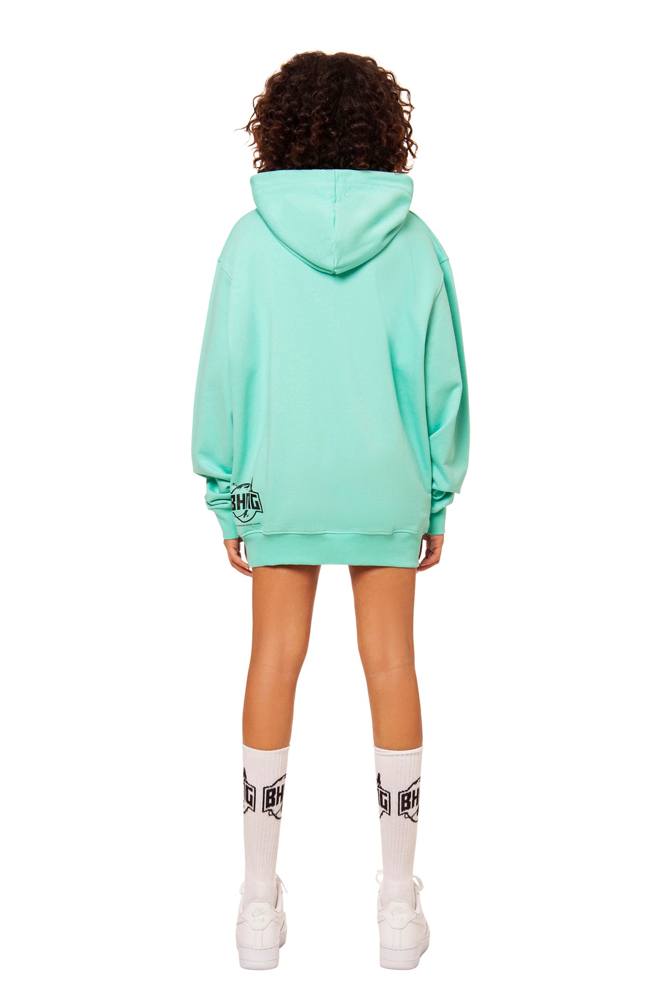 Felpa Unisex con stampa / Verde - Ideal Moda