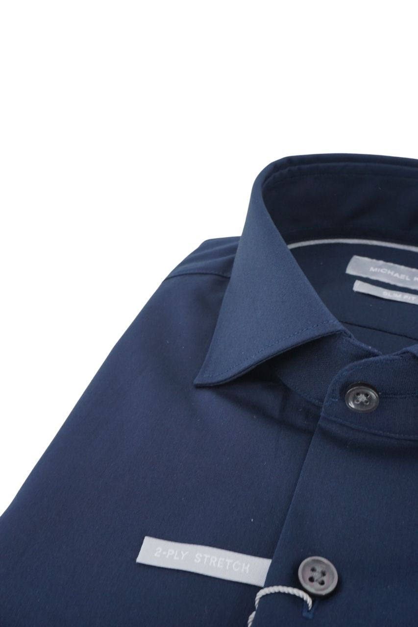 Camicia Michael Kors Slim Fit / Blu - Ideal Moda