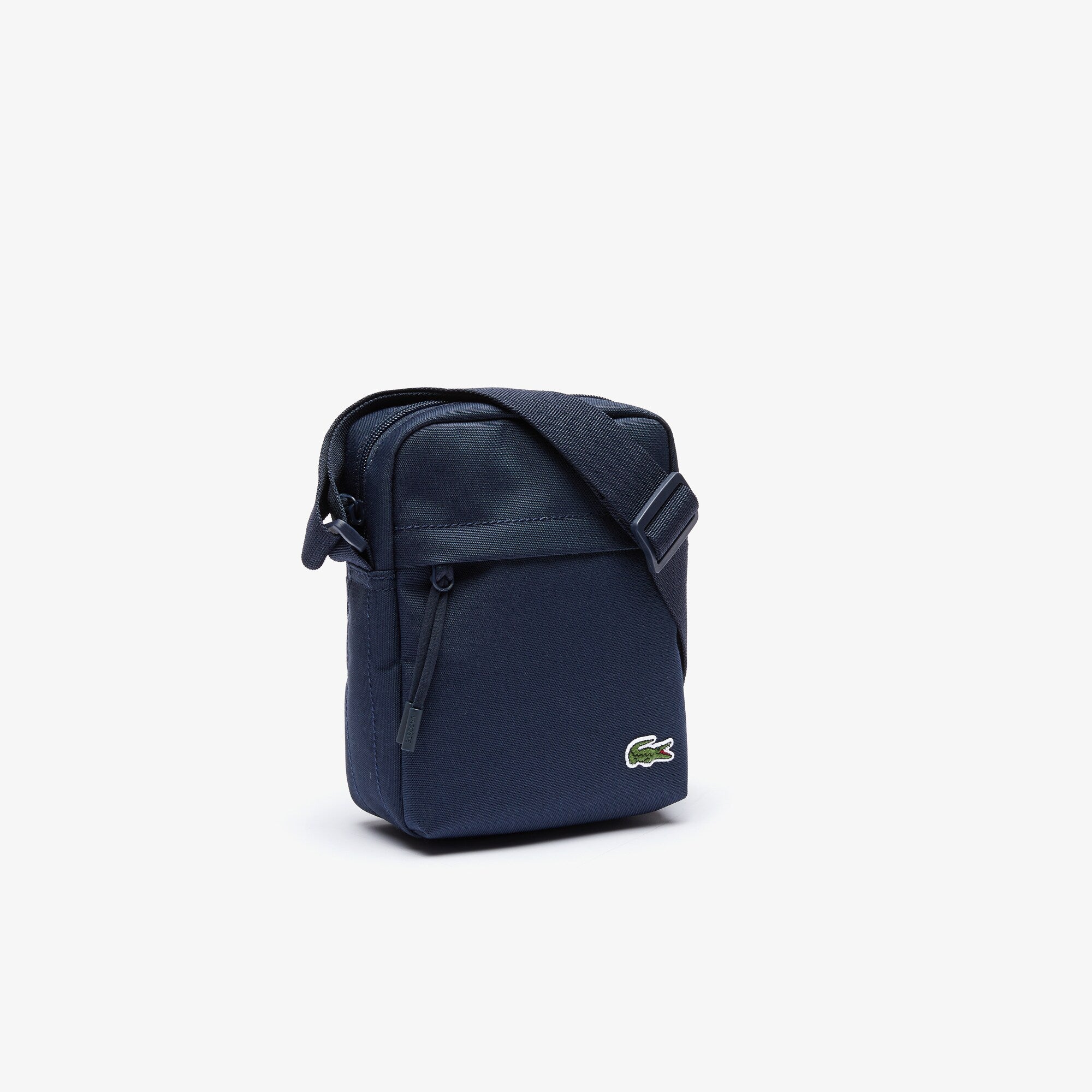 Borsello verticale con zip Neocroc in tela tinta unita / Blu - Ideal Moda