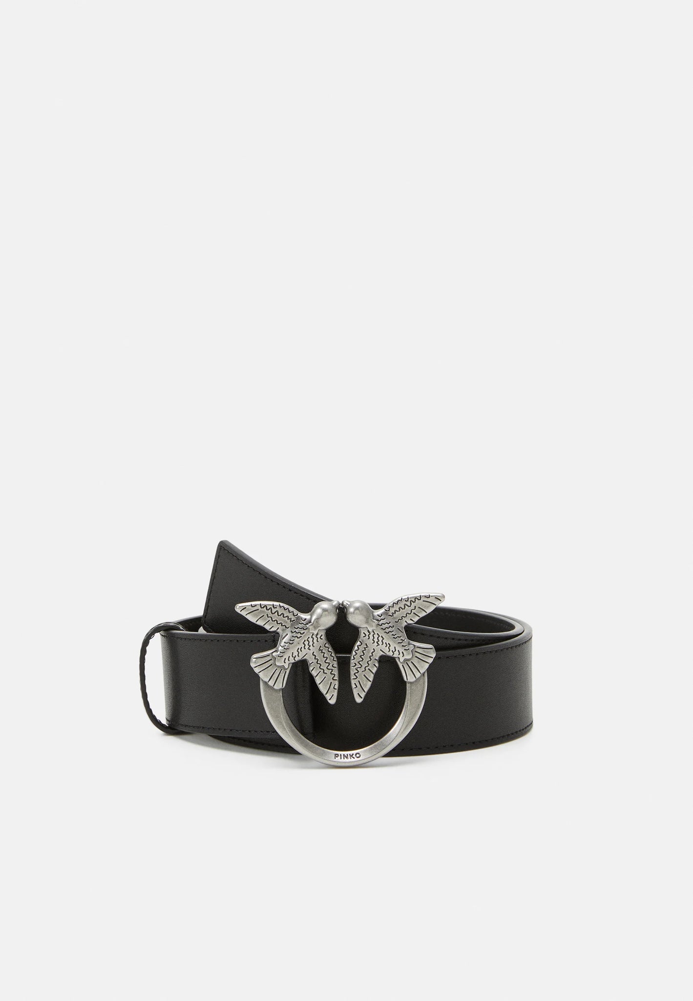 Cintura Love Berry con Logo Pinko / Nero - Ideal Moda