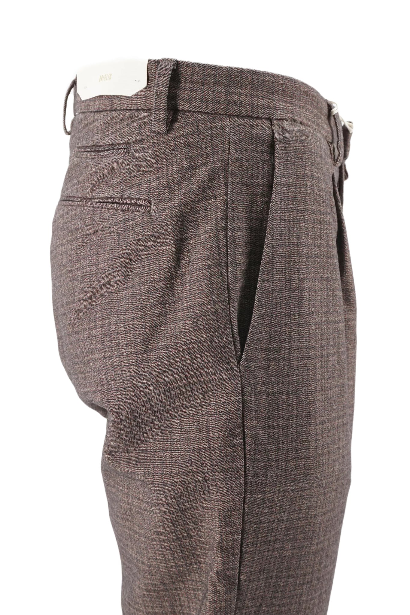 Pantalone con Fantasia Briglia / Beige - Ideal Moda