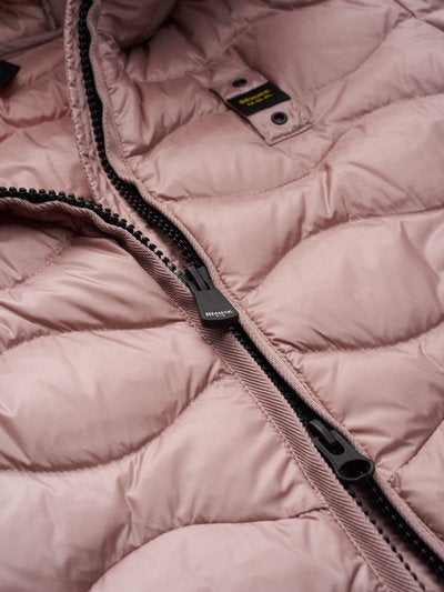 Giubbino con Motivo ad Onde Blauer / Rosa - Ideal Moda