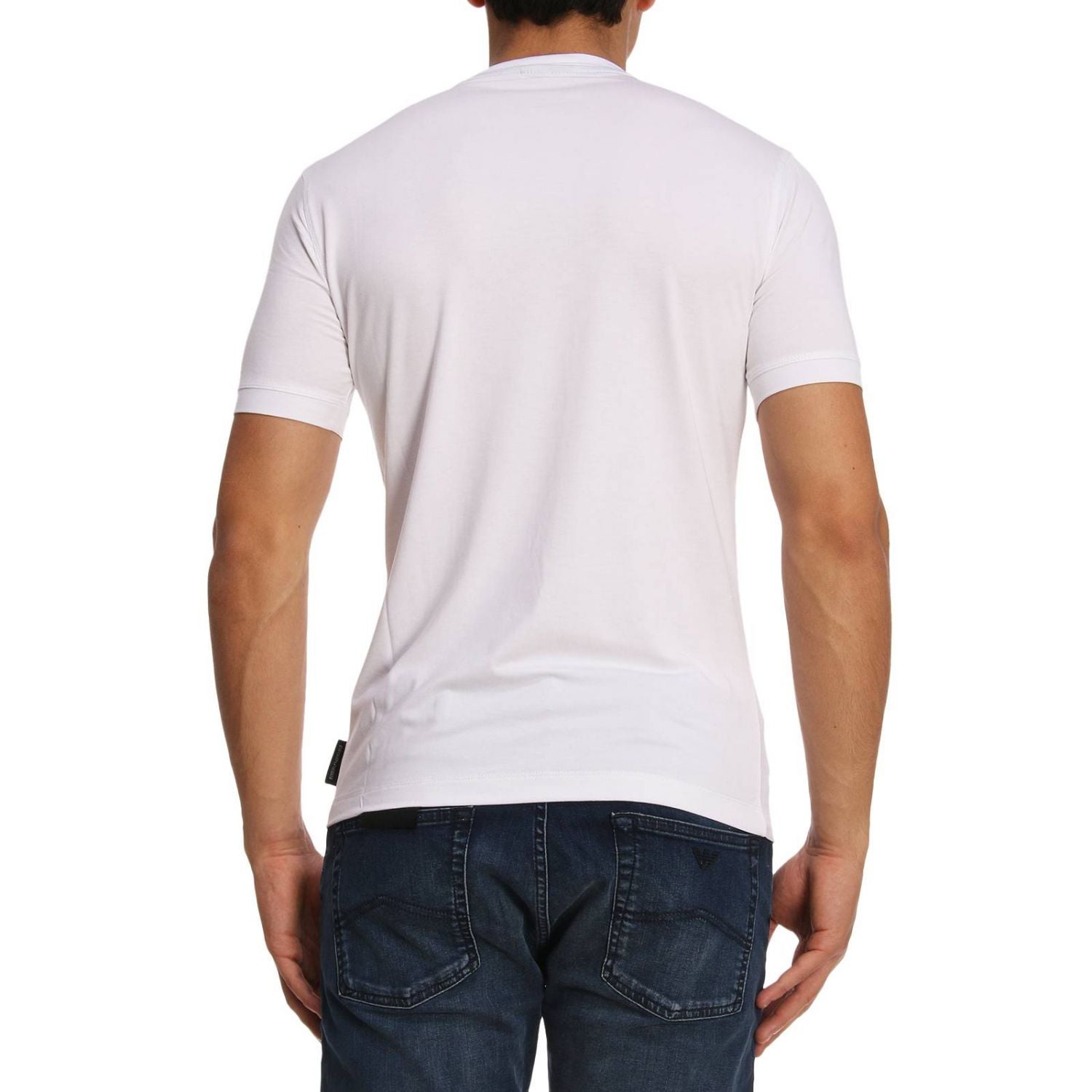 T-Shirt in jersey stretch / Bianco - Ideal Moda
