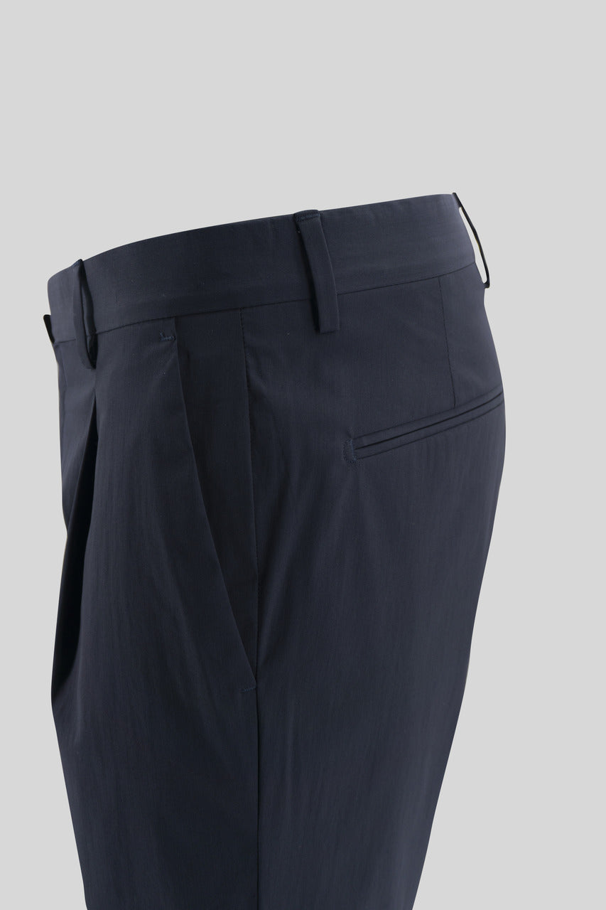 Pantalone in Techno Wool / Blu - Ideal Moda