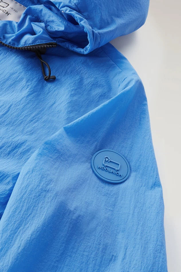 Giacca a Vento in Nylon Woolrich / Azzurro - Ideal Moda