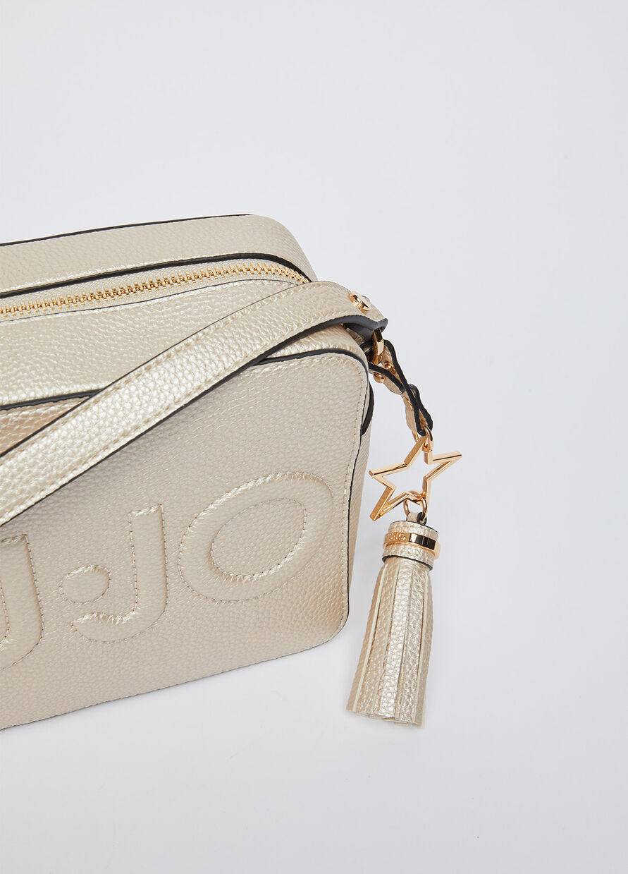 Borsa Liu Jo a Tracolla con Logo / Oro - Ideal Moda