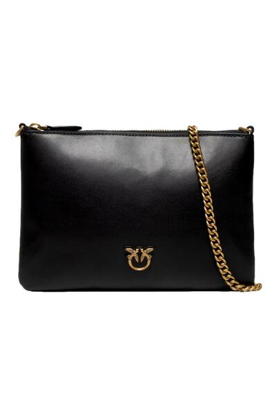 Borsa Flat Love Bag / Nero - Ideal Moda