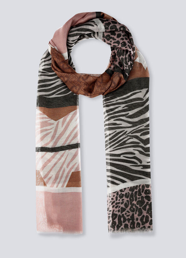 Stola Liu Jo a Fantasia / Beige - Ideal Moda