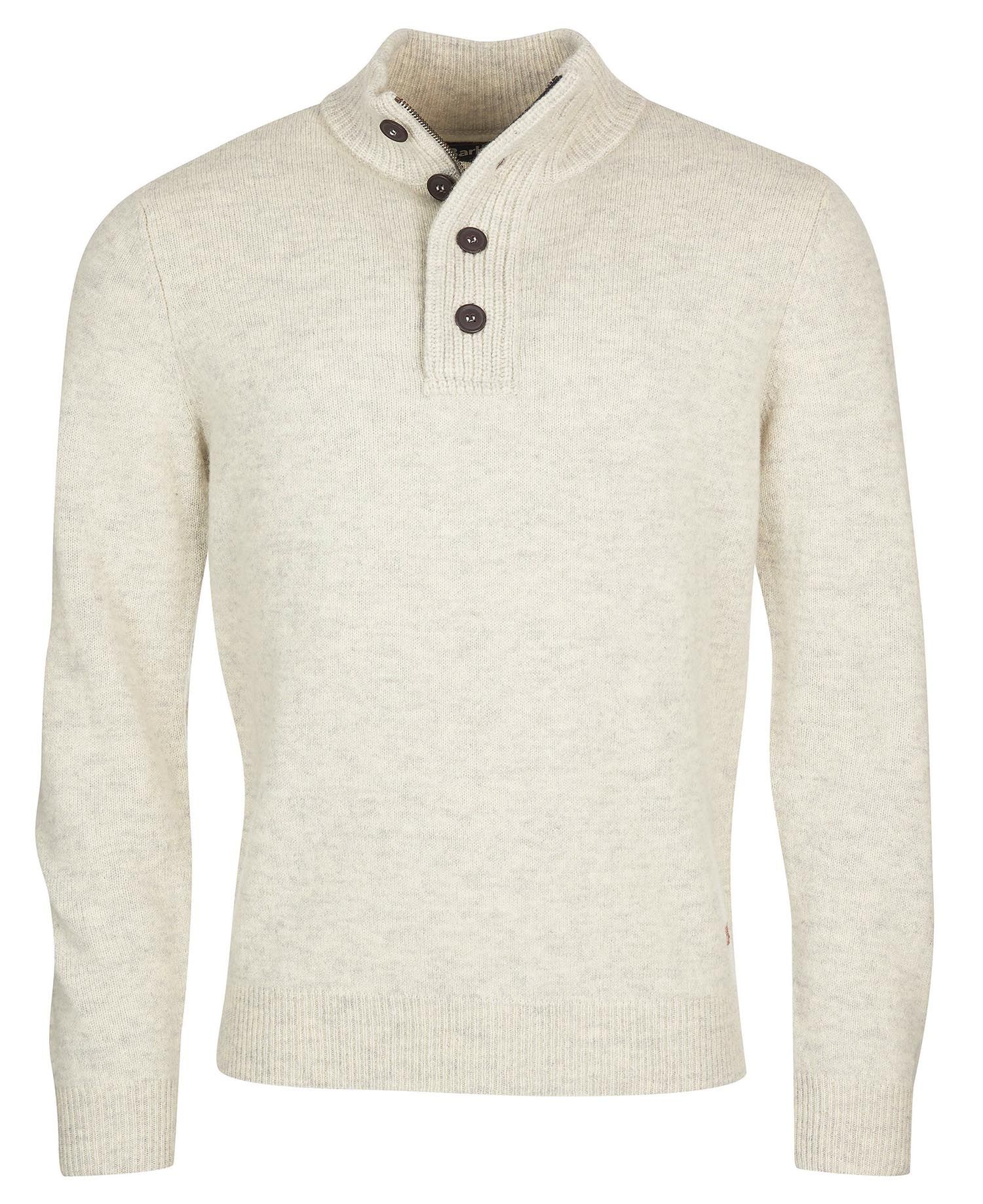 Maglia Mezza Zip Barbour / Beige - Ideal Moda