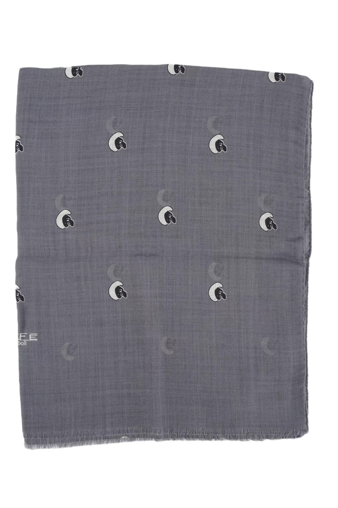 Sciarpa con Fantasia Fefè / Grigio - Ideal Moda