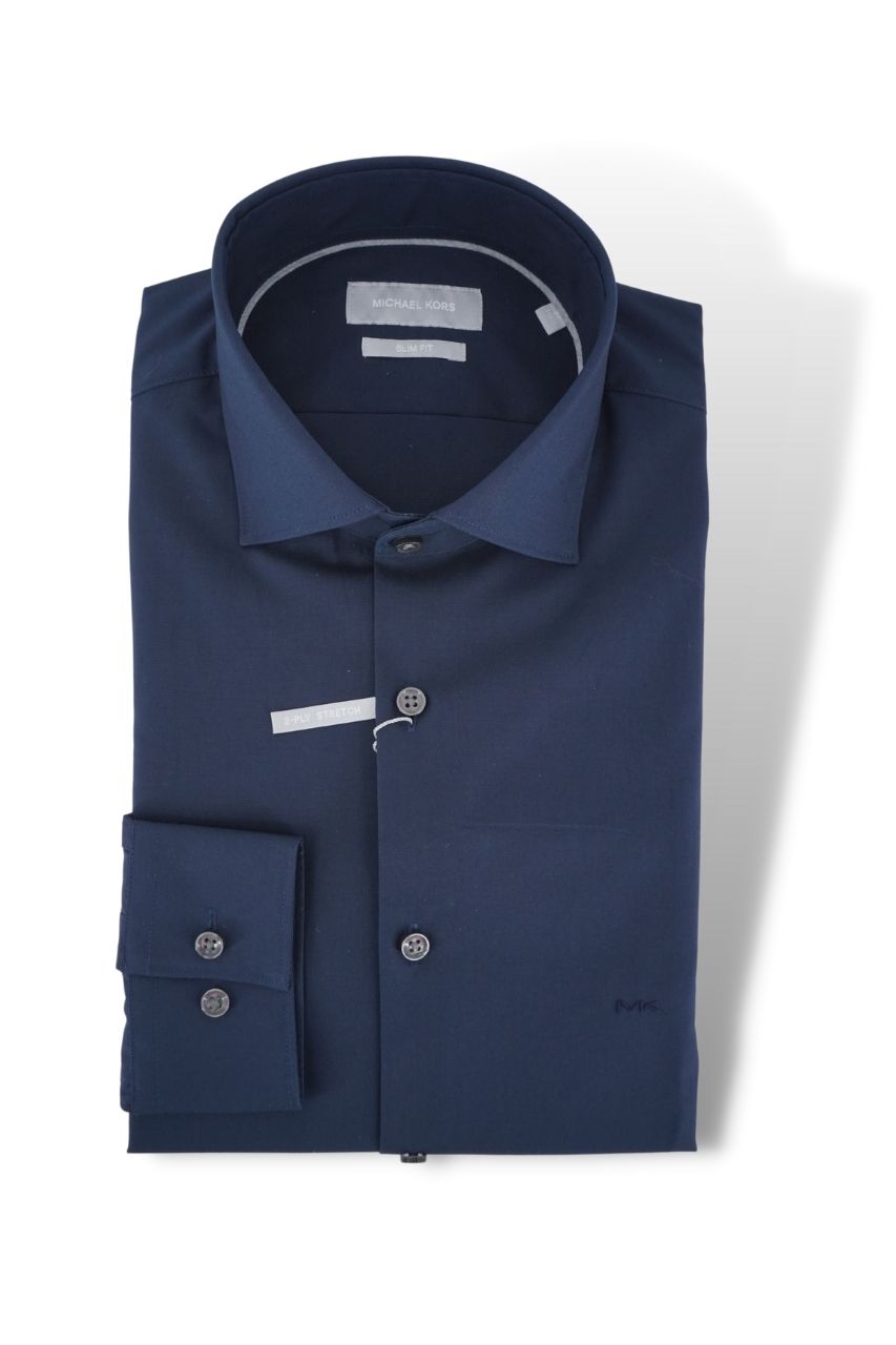 Camicia Michael Kors Slim Fit / Blu - Ideal Moda
