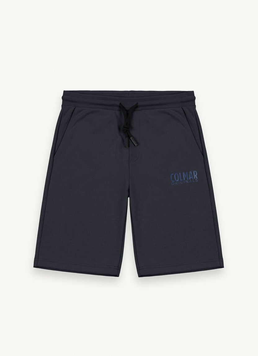 Bermuda Colmar con Scritta / Blu - Ideal Moda