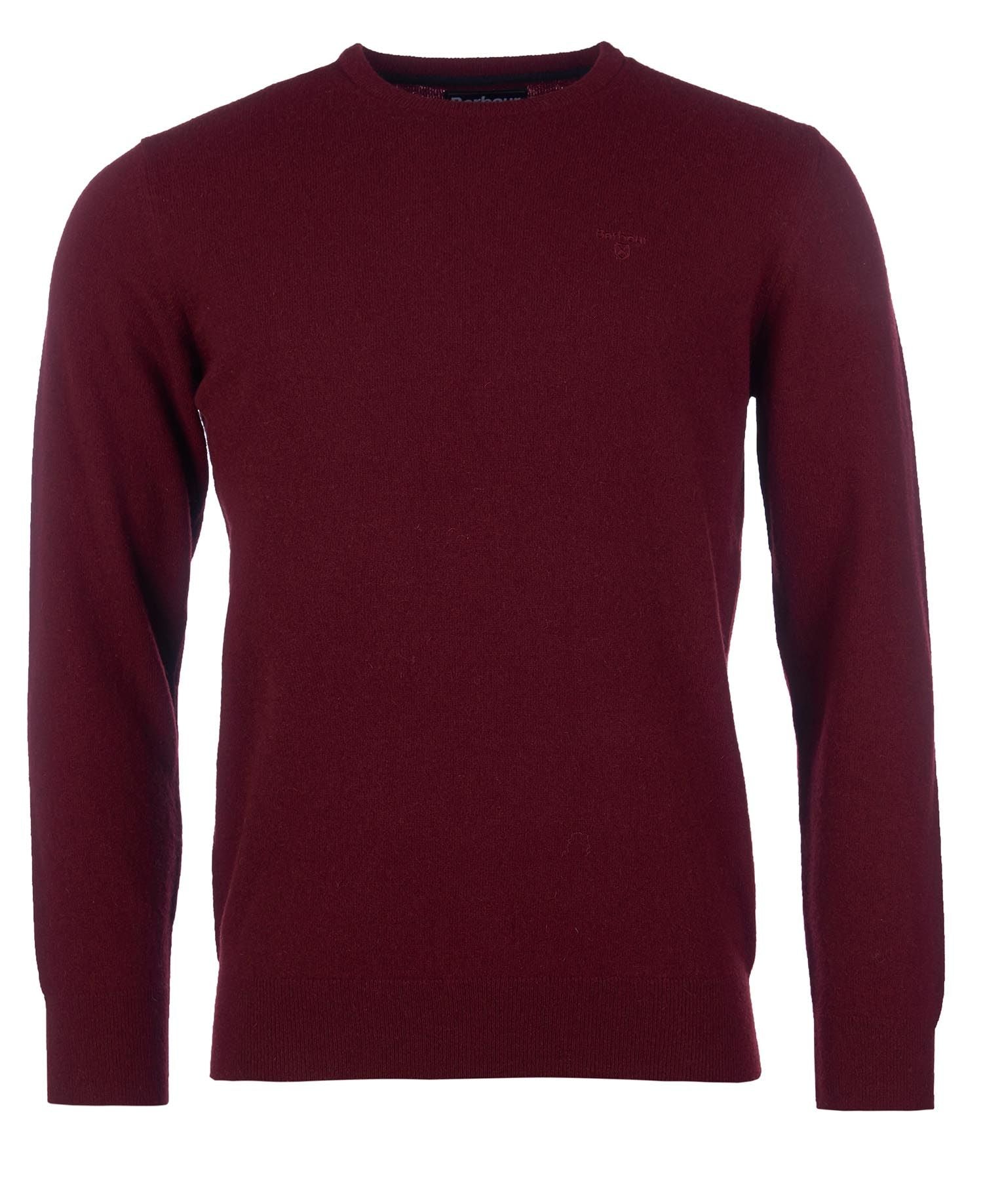 Maglia Barbour girocollo / Bordeaux - Ideal Moda