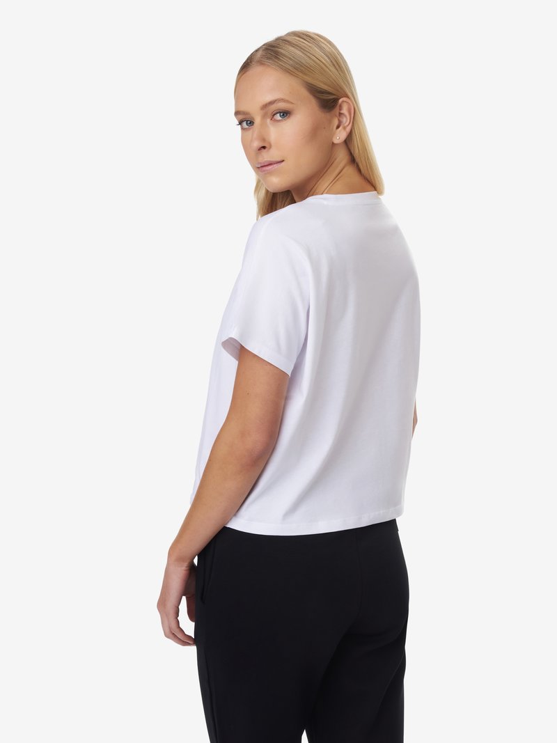 T-Shirt Blauer con Stampa / Bianco - Ideal Moda
