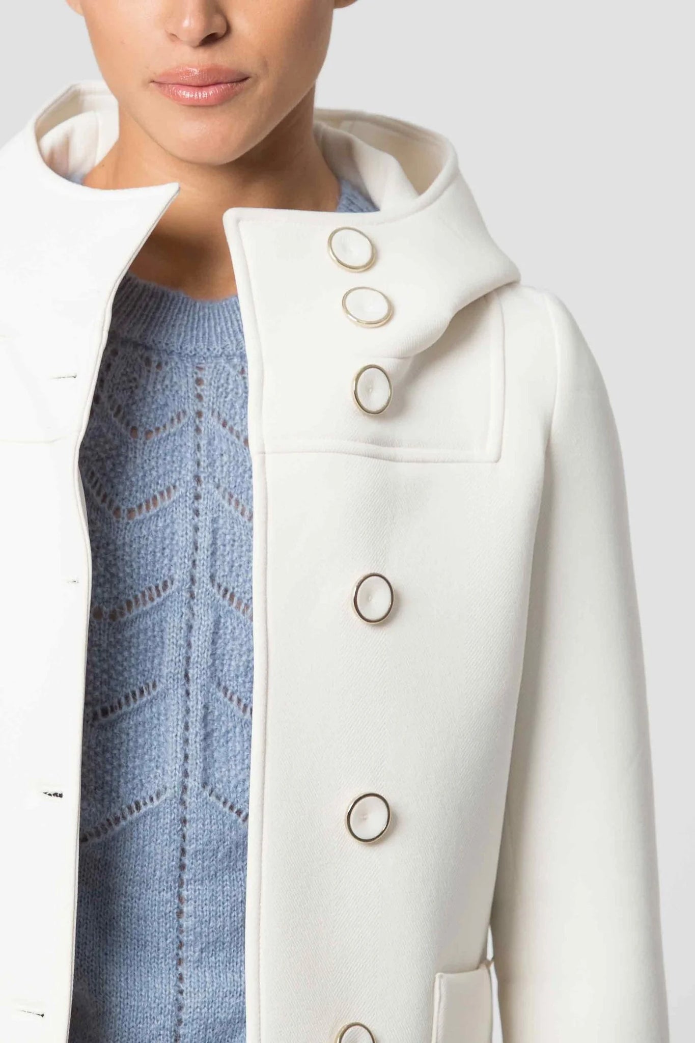 Cappotto bianco best sale kocca