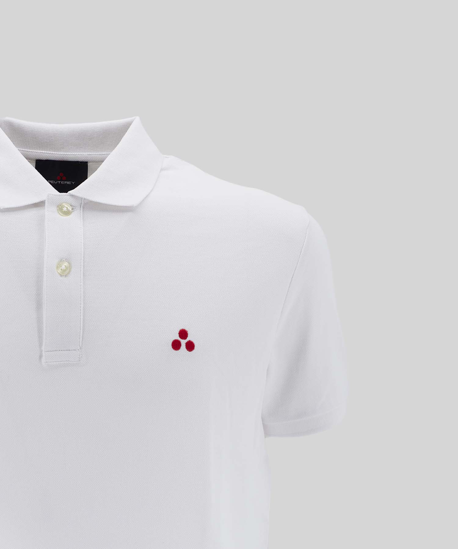 Polo in Piquet di Cotone / Bianco - Ideal Moda