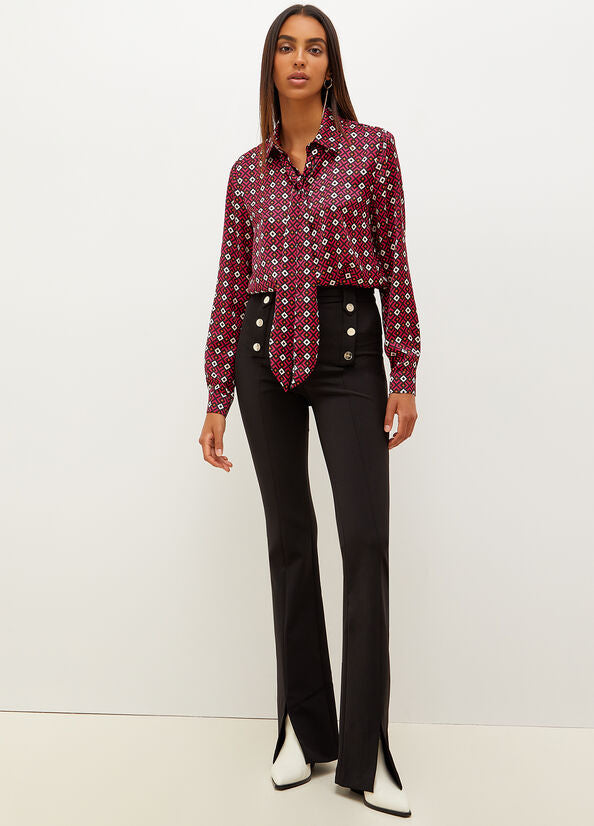 Pantalone in Tessuto Stretch Liu Jo / Nero - Ideal Moda