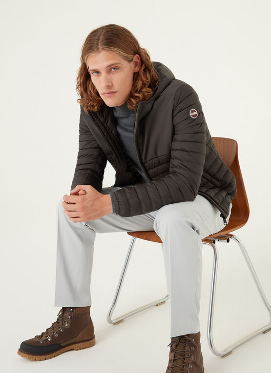 Giubbino Stretch con Cappuccio Colmar / Grigio - Ideal Moda