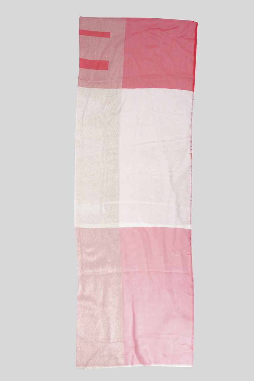 Sciarpa Multicolor / Rosa - Ideal Moda