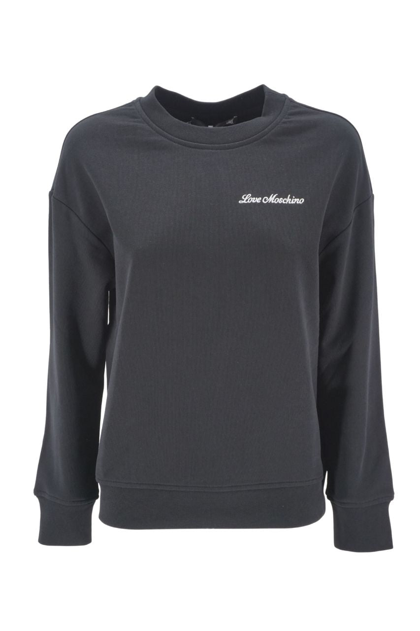 Felpa Love Moschino in Cotone / Nero - Ideal Moda