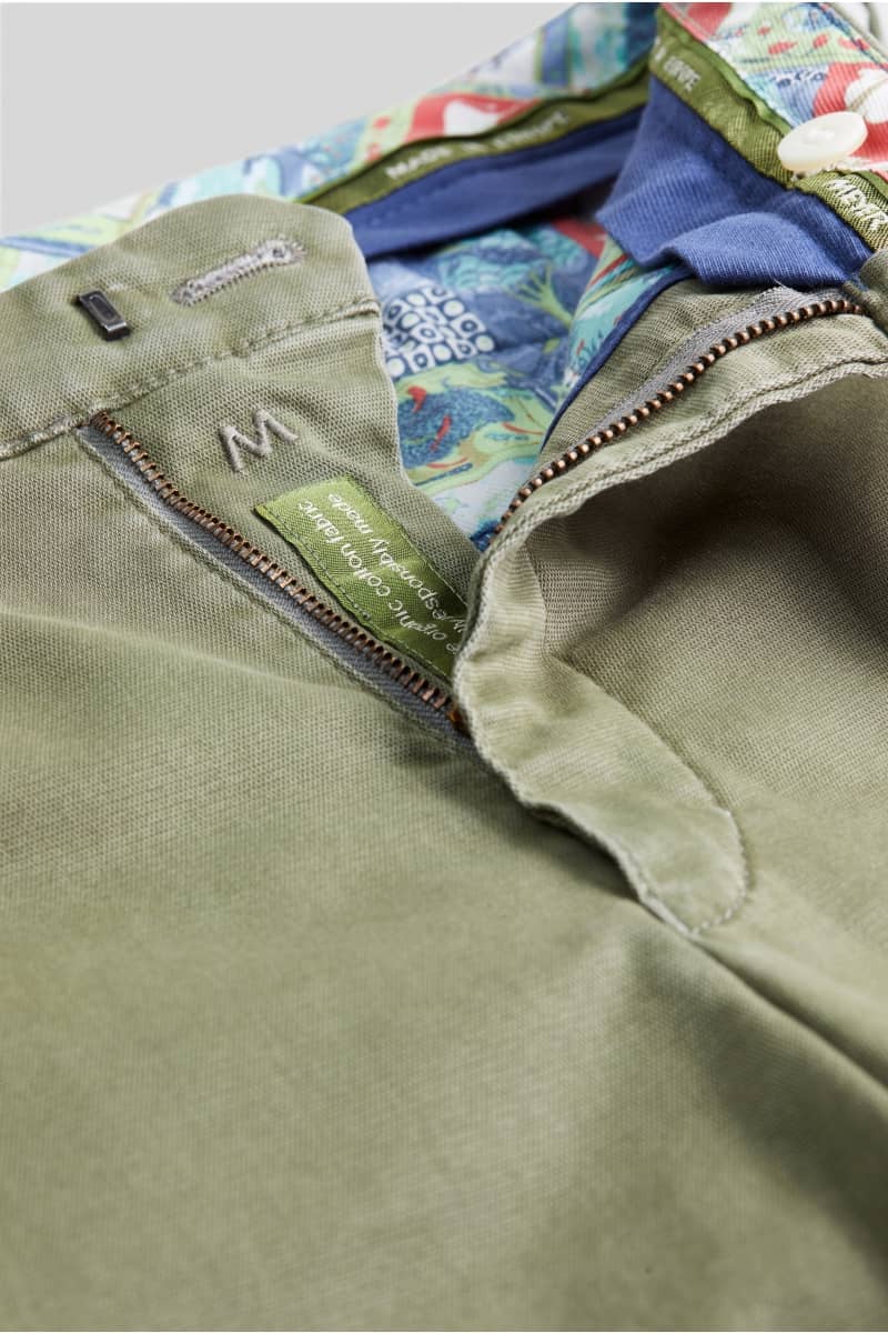 Pantalone Meyer Regular Fit / Verde - Ideal Moda
