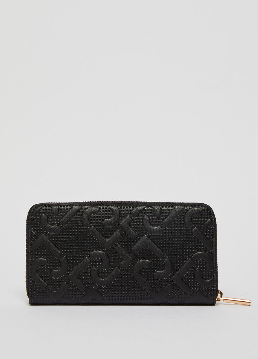 Portafoglio Liu Jo con Logo / Nero - Ideal Moda
