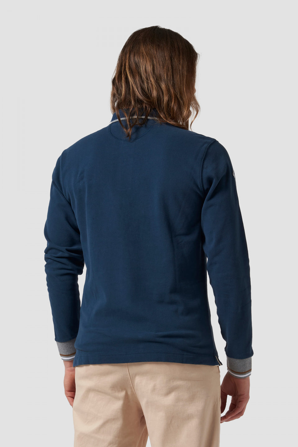 Polo La Martina a Maniche Lunghe / Blu - Ideal Moda