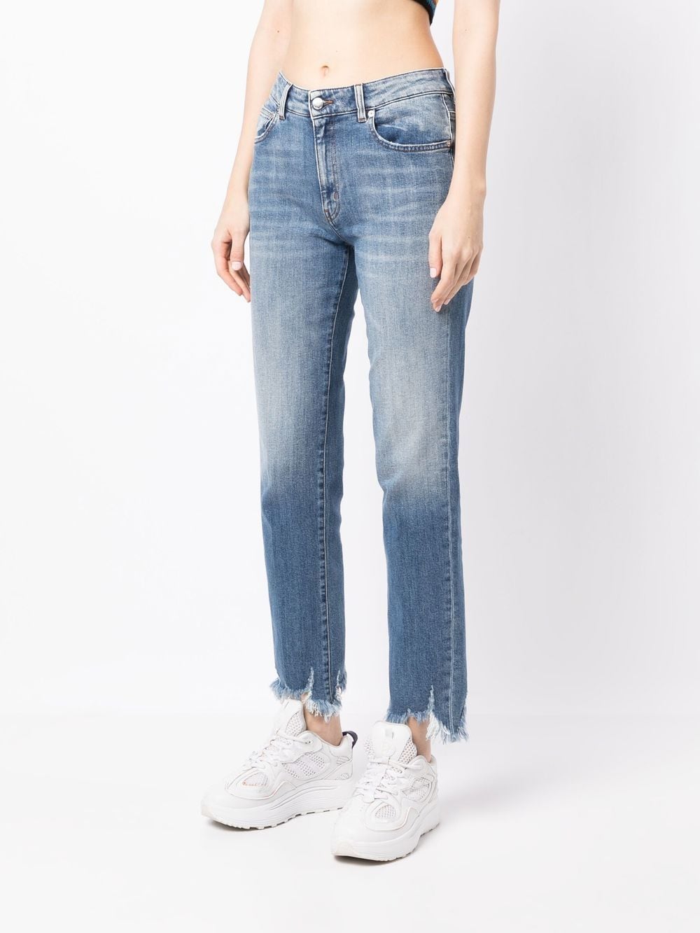 Jeans Slim con Applicazione Love Moschino / Jeans - Ideal Moda