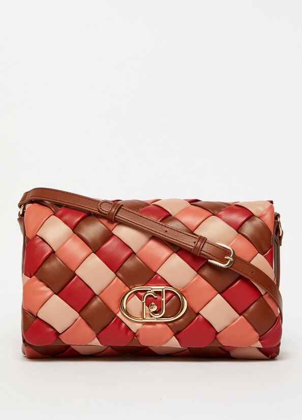 Borsa a Tracolla Intrecciata Liu Jo / Rosso - Ideal Moda