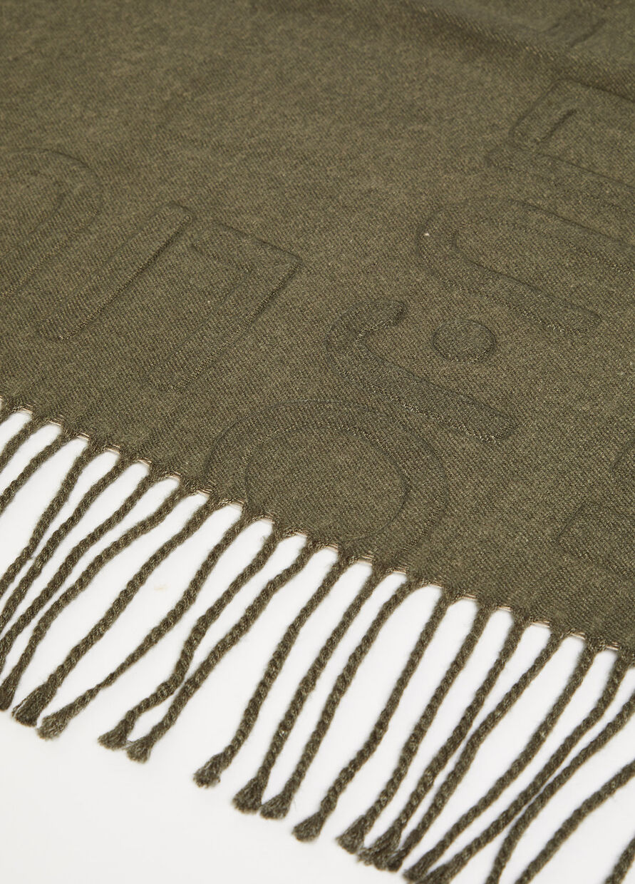 Poncho con Logo Liu Jo / Verde - Ideal Moda