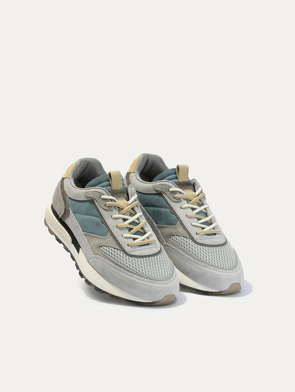 Sneaker in Pelle e Tessuto Hoff / Grigio - Ideal Moda