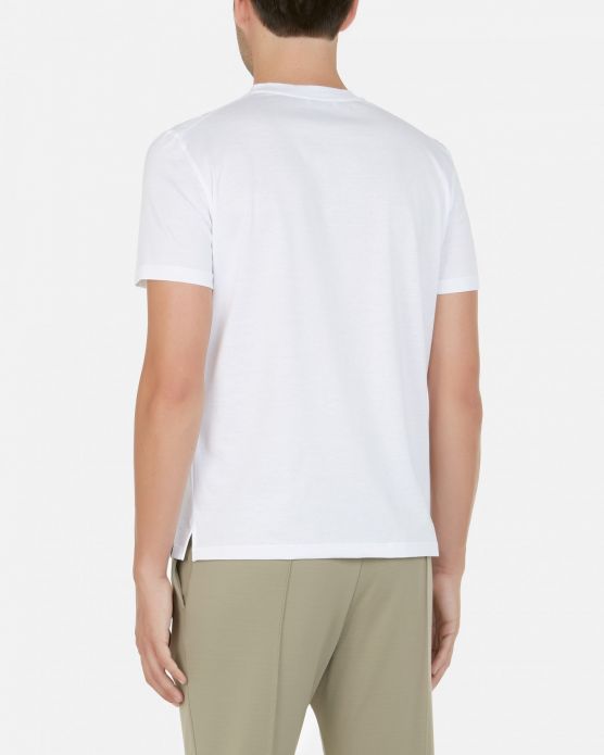 T-shirt basic / Bianco - Ideal Moda