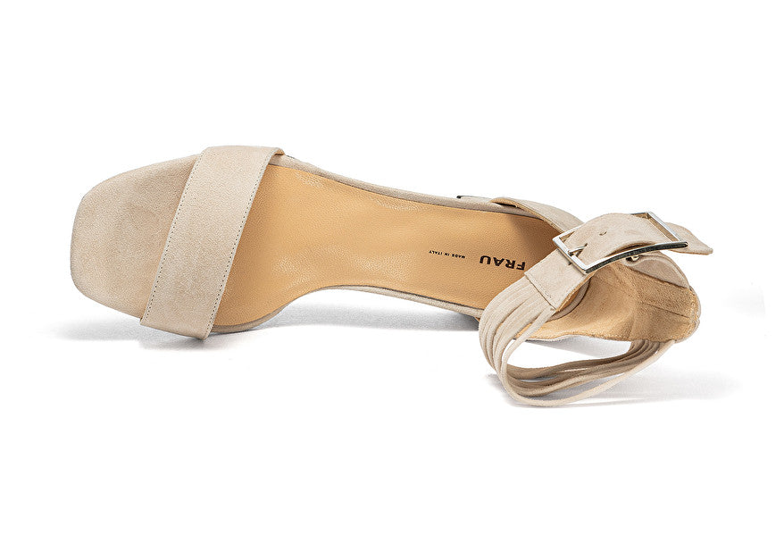 Sandalo con fascette mignon / Beige - Ideal Moda