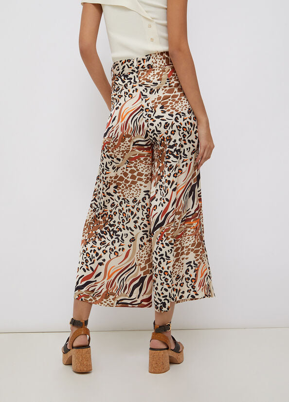 Pantalone Liu Jo in Raso / Beige - Ideal Moda