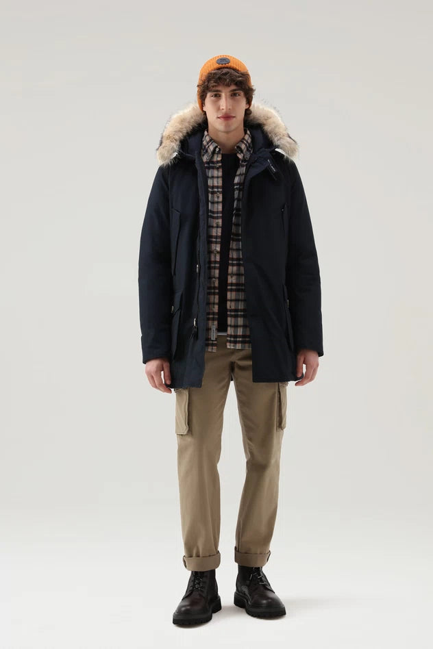 Arctic Parka Woolrich con Pelliccia / Blu - Ideal Moda