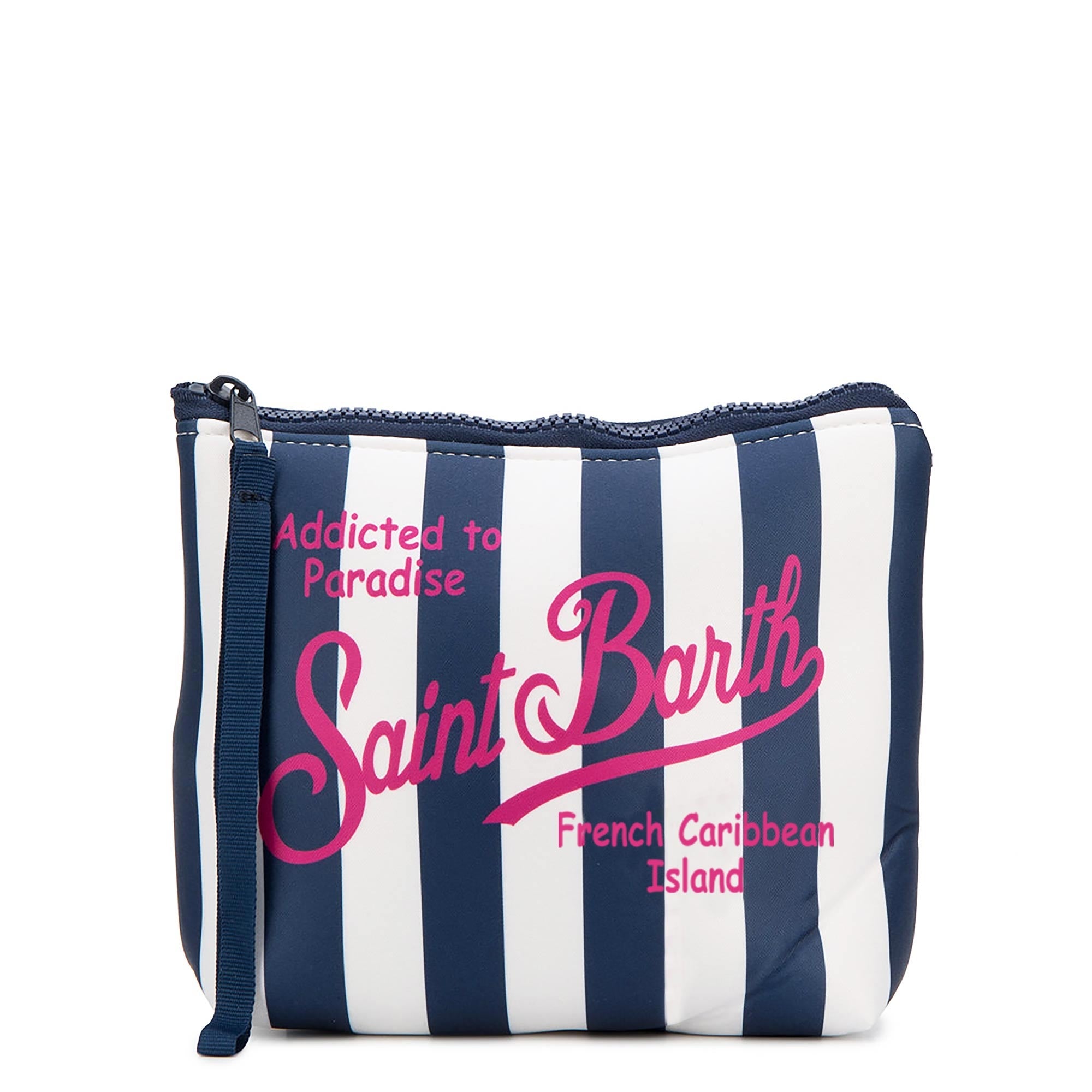 Pochette Tessuto Scuba / Blu - Ideal Moda