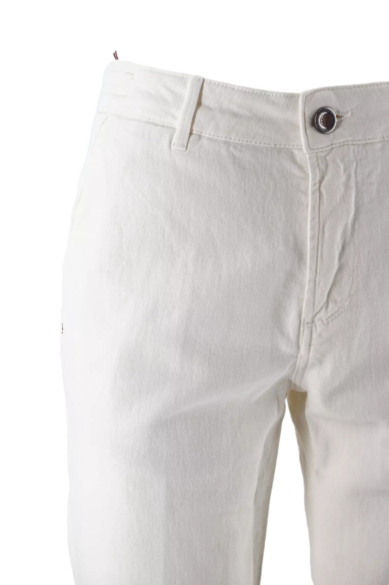 Pantalone Chinos Bianco Camouflage / Bianco - Ideal Moda