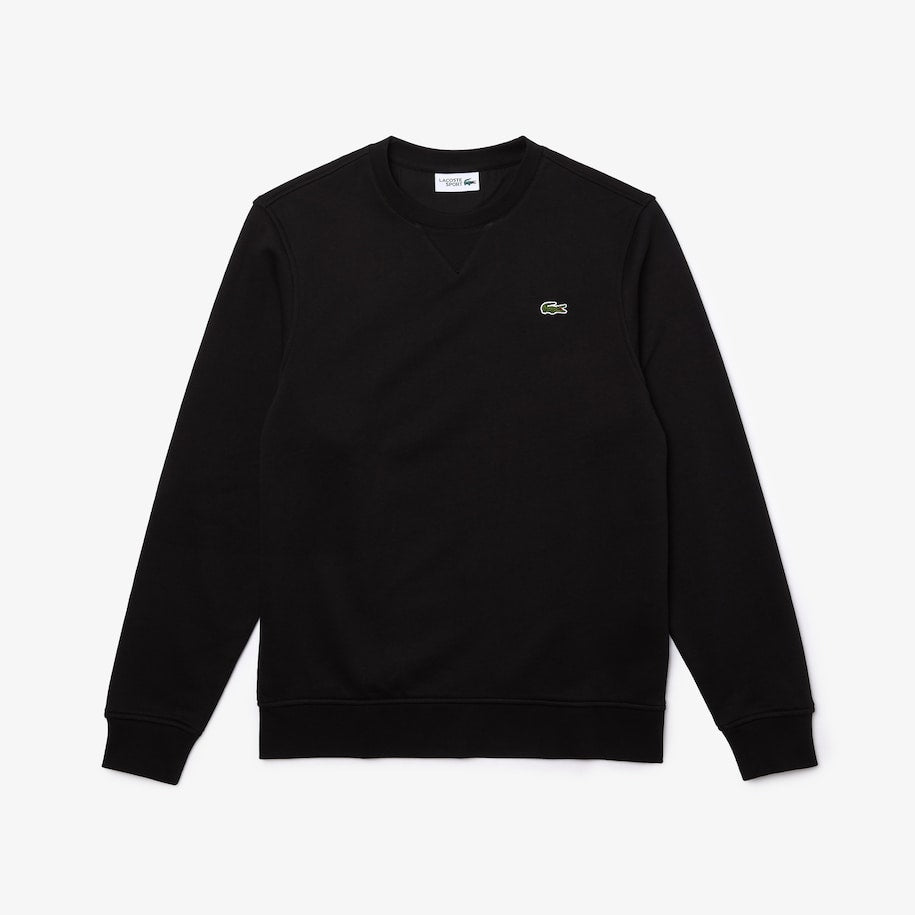 Felpa Lacoste Girocollo / Nero - Ideal Moda