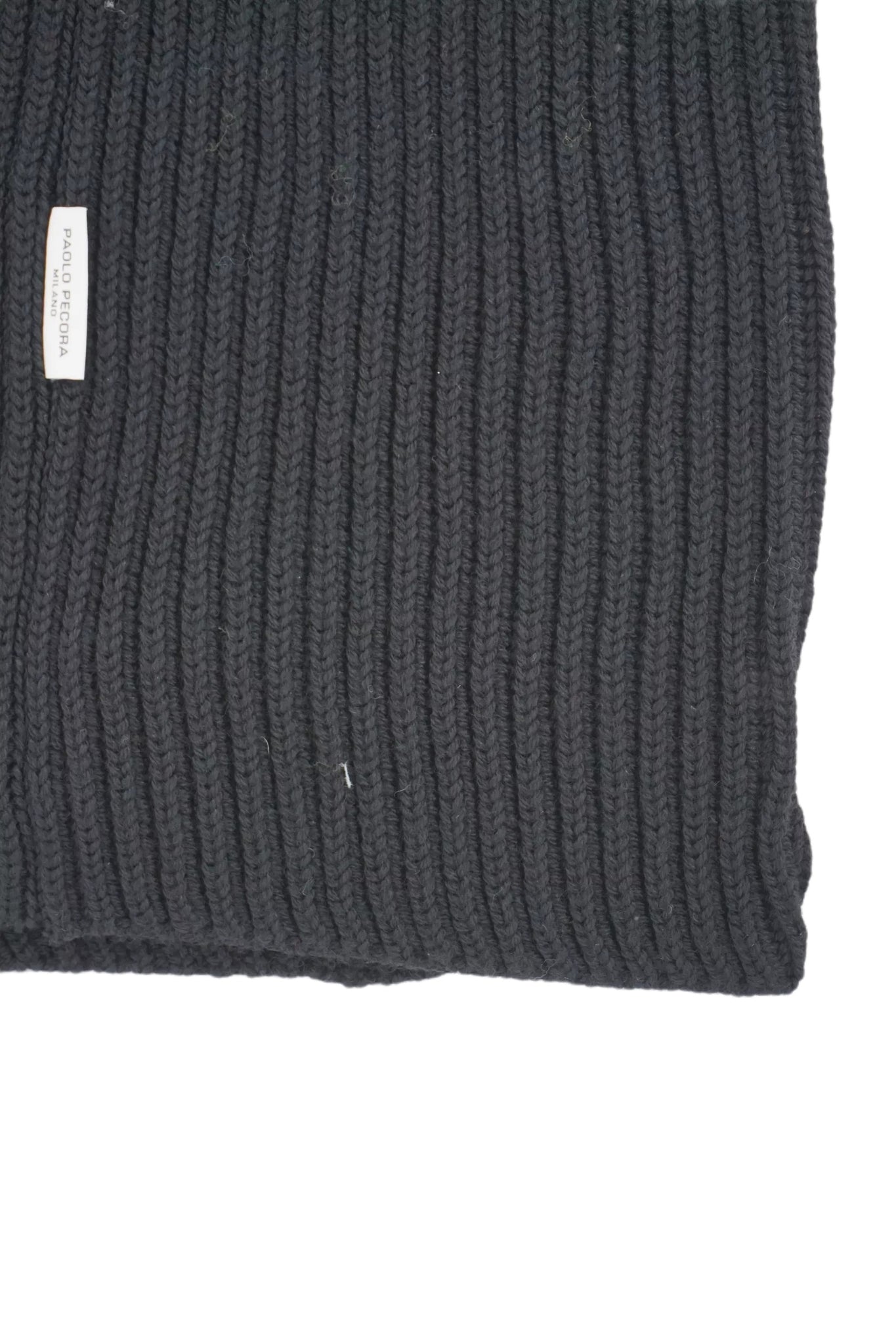 Collo in Maglia Paolo Pecora / Nero - Ideal Moda